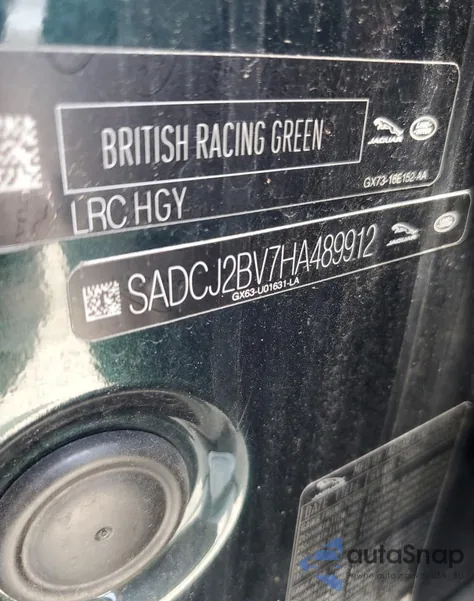 2017 Jaguar F-Pace Premium z USA, uszkodzony, nr VIN SADCJ2BV7HA489912